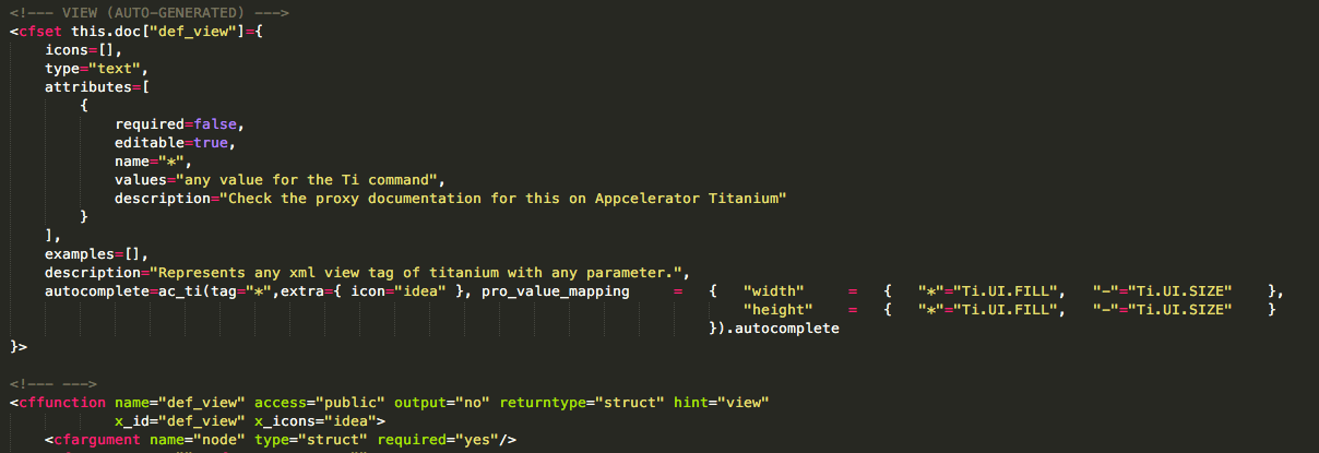 DSL de Concepto autogenerado usando el método ac_ti()